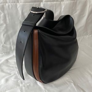 French Connection Faux Leather Shoulder Bag